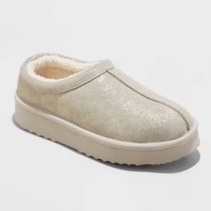 Women’s Amira Suede Clog Slippers Stars Above New with Tags